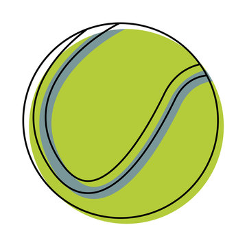 sport tennis ball equipment game image