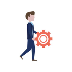 Executive businessman cartoon