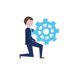 Executive businessman cartoon