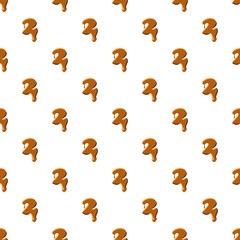 Number 2 from caramel pattern