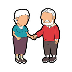 couple of grandparents icon