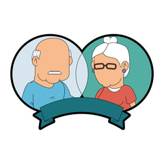 couple of grandparents icon
