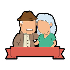 couple of grandparents icon