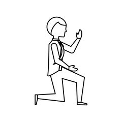 Executive businessman cartoon