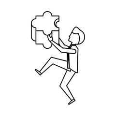 Executive businessman cartoon