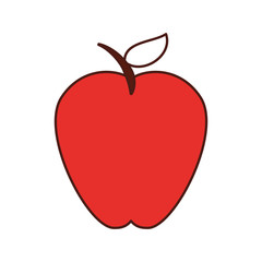 apple fruit isolated icon vector illustration design