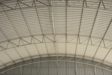 Metal curve roof