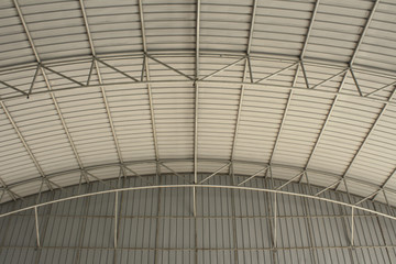 Metal curve roof
