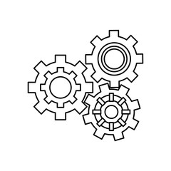 Gears machinery piece