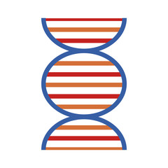 dna strand icon image