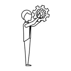 Executive businessman cartoon