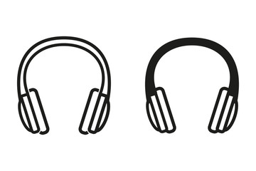 Headphone vector icon.