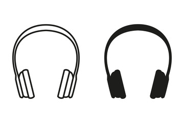 Headphone vector icon.