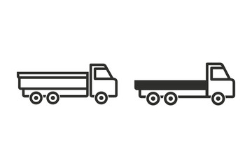 Truck vector icon.