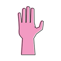 open hand icon image