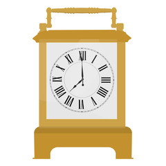 Carriage clock vector