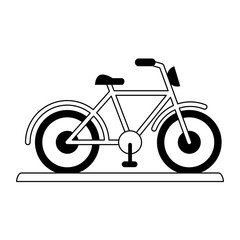 bike or bicycle sideview icon image