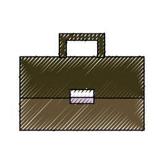 Business briefcase isolated