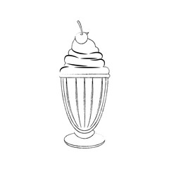 sweet milkshake design