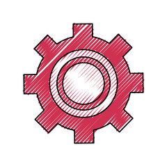 Gear machinery piece