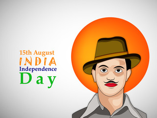 illustration of India Independence Day Background