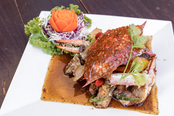 Black pepper crab