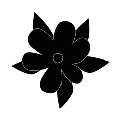beautiful flower icon
