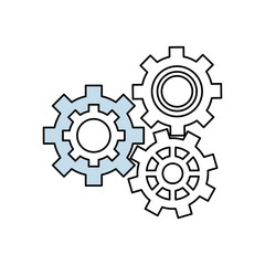 Gear machinery piece