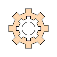 Gear machinery piece