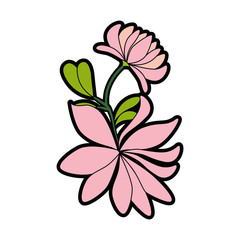 beautiful flower icon