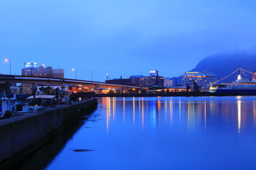 Fototapeta premium Hakodate night view