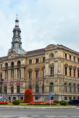 Fototapeta na wymiar Historisches Rathaus von Bilbao