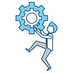 Executive businessman cartoon