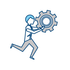 Executive businessman cartoon