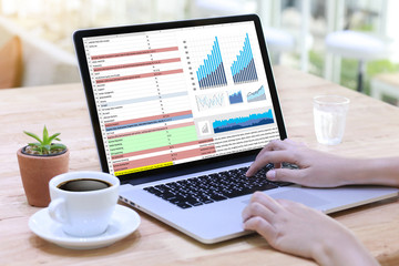 Business Information Technology people work hard Data Analytics Statistics