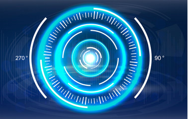 HUD UI for business app. Futuristic user interface HUD and Infographic elements. Abstract virtual graphic touch user interface. UI hud infographic interface screen monitor radar set web elements