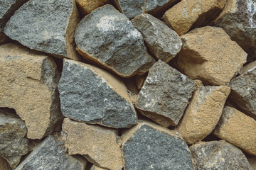 detail shot of stone wall.