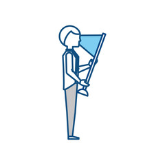 Executive businessman cartoon