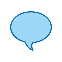 Fototapeta premium speech bubble isolated icon vector illustration design
