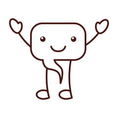 speech bubble kawaii character vector illustration design