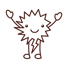 speech bubble kawaii character vector illustration design