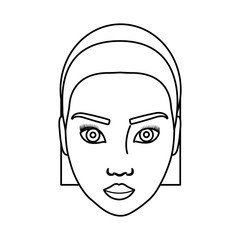 woman face icon