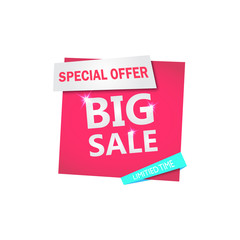 Big Sale Special offer limited time label