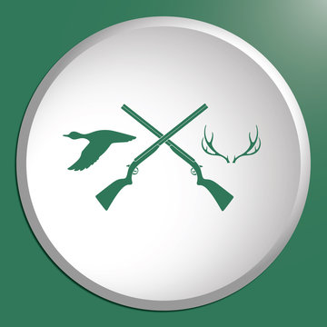Hunting club logo icon