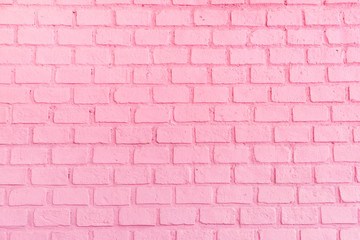 Fototapety  Pastel pink ordered brick wall texture background,backdrop for lady or woman concept