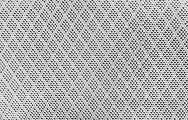 Foto op Plexiglas Stof Grijze kleur mesh stof textiel textuur achtergrond, rooster sport slijtage getextureerde