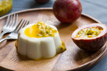Panna Cotta with Passion fruit