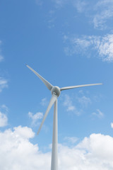 風力発電機のプロペラ　Wind power generator Renewable energy
