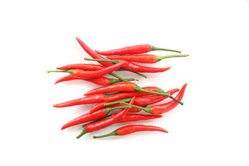 chili pepper isolated on a white background