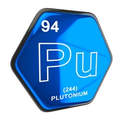 Plutonium Element blue